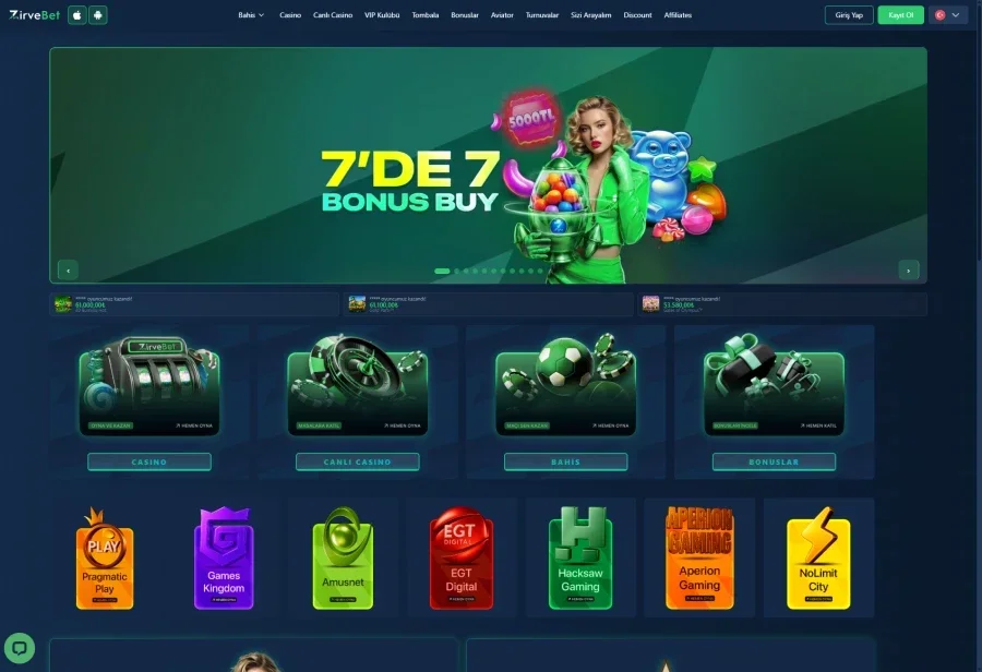 Zirvebet ekran görüntüsü